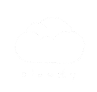 Cloud 白 Sticker
