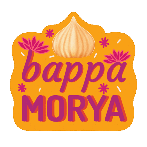 Vinayaka Chaturthi Mumbai Sticker by Sonamm