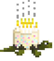 Happy Birthday Pixel Sticker by Emercive Recordings