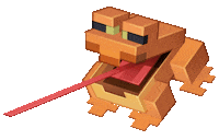 Hungry Frog Sticker by Minecraft