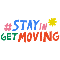 Get Moving Rise Up Sticker by Women's 10K