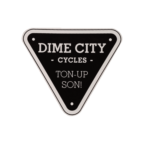Motorcycle Sticker by Dime City Cycles
