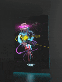 Chill Words GIF
