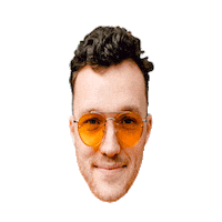 Hypnosis Head Turner Sticker by Maxi Meraki