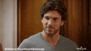 Jen Lilley Flirting GIF by Hallmark Channel