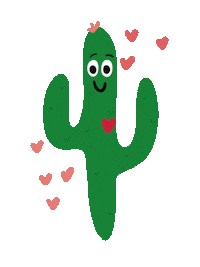 Cactus Love Sticker