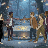 Circle Cult GIF by Graphic Delancey