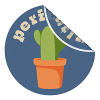 gifsbyhadeel sticker perfect shiny cactus Sticker