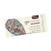 Chocolate Vegan Sticker by GoMacro