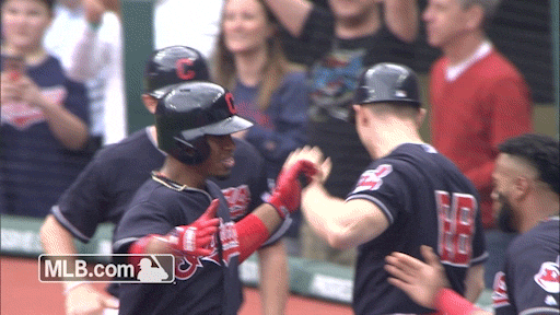handshake santana GIF by MLB