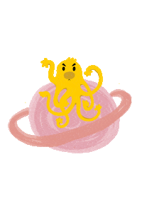 Monster Octopus Sticker by orli