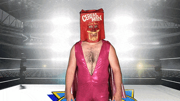 confusion cereal man GIF by Wrestling Pro Wrestling