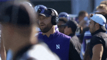College Football Hug GIF by Northwestern Athletics
