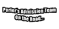 Porters Admission Team On The Road Sticker by Miss Porter's School