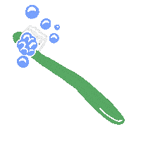 Teeth Brushing Sticker