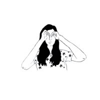 Tired Black And White GIF