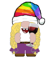 Christmas Gnome Sticker