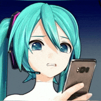 Disgusted Hatsune Miku GIF