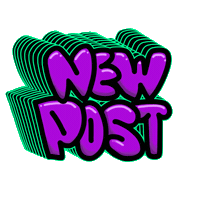 New Post Sticker