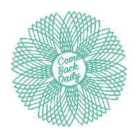 Mandala Spinning Sticker by Come Back Daily