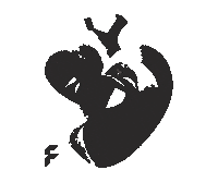 Human Made Heart Sticker by FLYERALARM