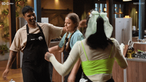 Well Done Hug GIF by MasterChefAU