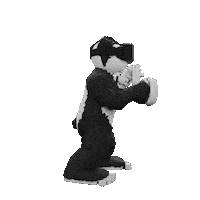 Metaverse Panda Sticker by Endangered Labs