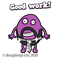 Well Done Smile Sticker by Busythings