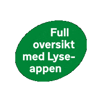 Lyseappen Sticker by Lyse