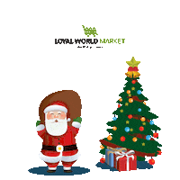 Merrychristmas Sticker by loyalworldmarket