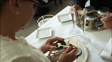 petrossian food yummy queen best GIF