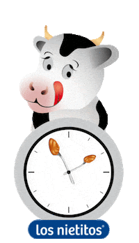 Dulce De Leche Clock Sticker by Los Nietitos