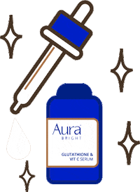 auraindonesia skincare serum aurabright Sticker