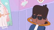 Ludo_Studio cool sunglasses bubble chair GIF
