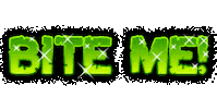 Bite Me Sticker