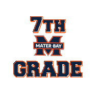 Middleschool 7Thgrade Sticker by Mater Bay