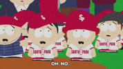 scared eric cartman GIF by South Park 