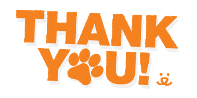 Thank U Sticker by Best Friends Animal Society
