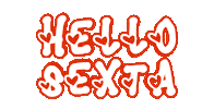 Sexta Hello Sticker