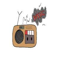 Raleighnc Collegeradio Sticker by WKNC 88.1 FM HD-1/HD-2