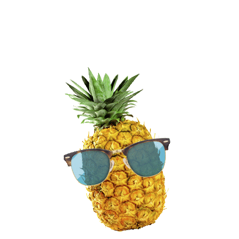Pineapple Sticker by Halebop
