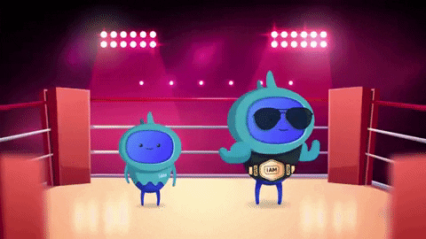 The Rock Wrestling GIF by iAM_Learning