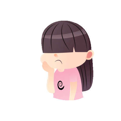 Sad Thinking Sticker