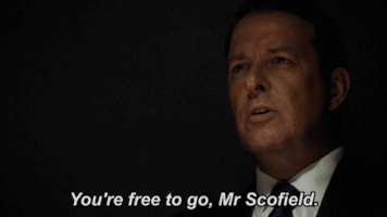 you're free to go michael scofield GIF by Prison Break
