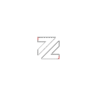 ZiraGroup logo white zira zira group Sticker