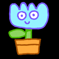 Happy Flower Pot GIF by Travis Foster