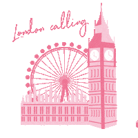 London Uk Sticker by elan_cafe