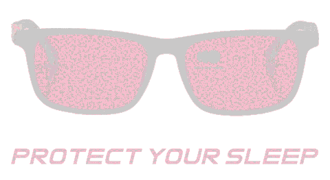 Blueblockers Sticker by Red Light Rising