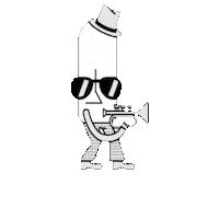 PopsNBops_ dance music sweet pop Sticker