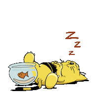 Tired Cat Sticker